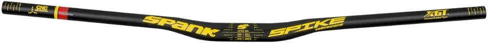 Spank Spank | Spike 800 Vibrocore Handlebar Black/yellow, 15Mm Rise, 800Mm Width | Aluminum