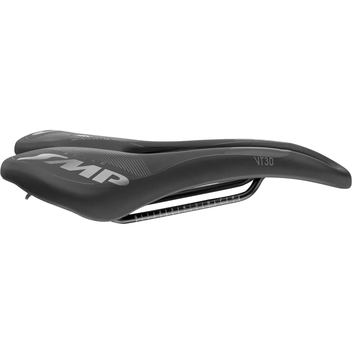 Selle SMP Selle SMP VT30-Gel with Carbon Rail Saddle Matte Black, 155mm