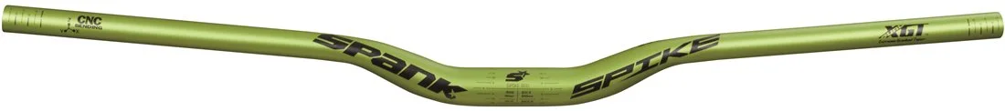 Spank Spank | Spike 800 Race Handlebar | Green | 15Mm Rise, 800Mm Width | Aluminum