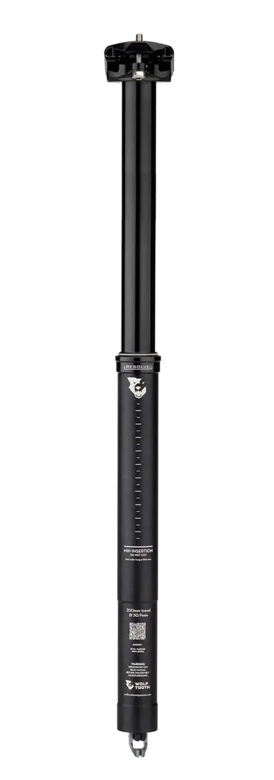Wolf Tooth Components Wolf Tooth Components | Resolve Dropper Post Rev2 30.9Mm Diameter With 200Mm Travel | Aluminum